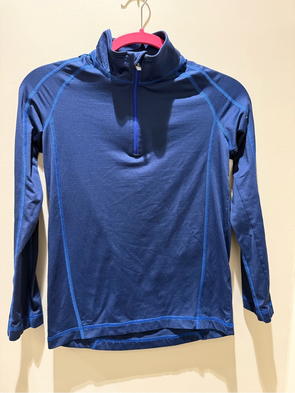 Kid's Navy Blue Long-Sleeve Top size L (14-16)